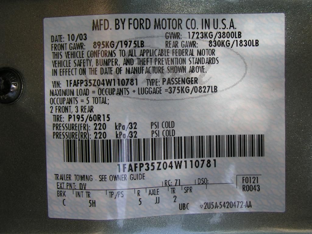 Need parts, what is my build date? Rockauto lists parts for different